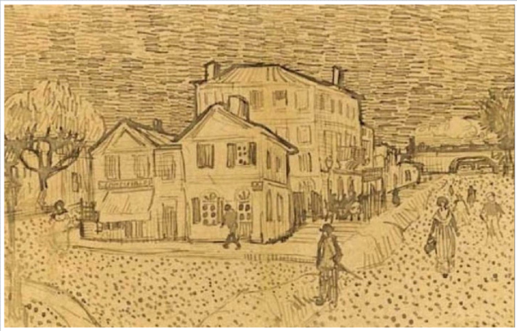 La maison de Vincent a Arles van gogh