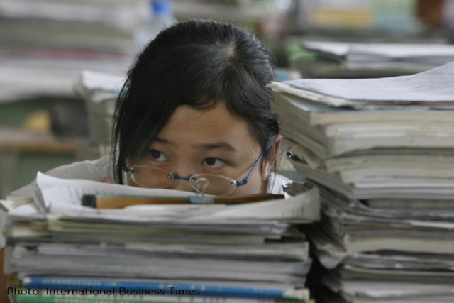 chinese school girl 