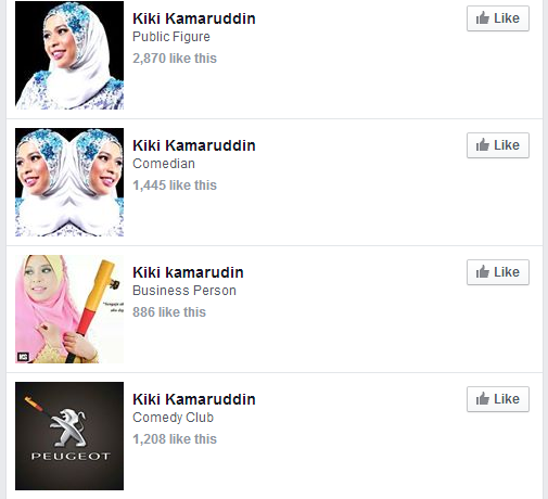 Kiki Kamaruddin facebook fans
