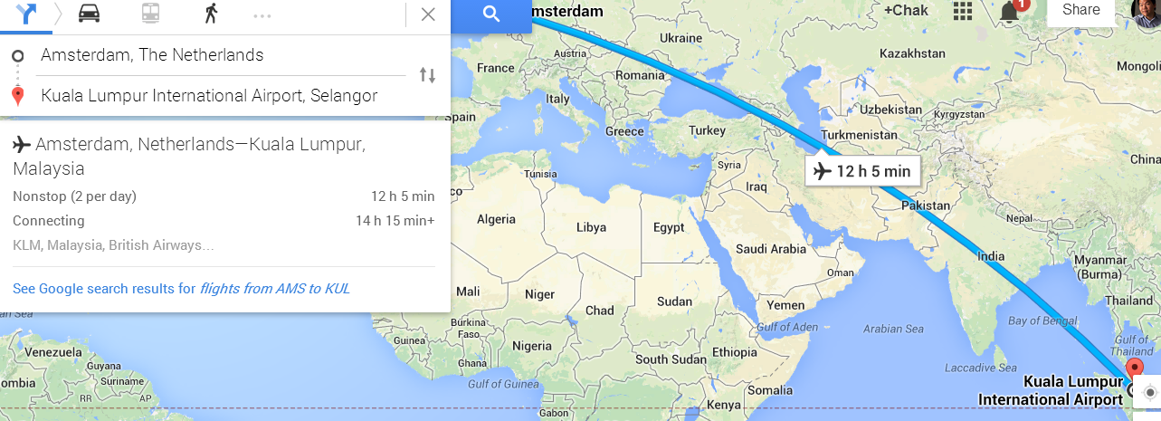 other airlines same MH17 path