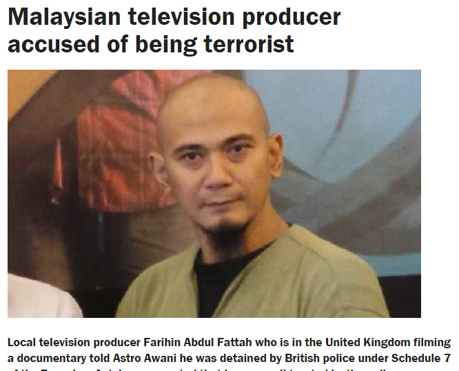 Malaysian TV producer accused of being terrorist   The Rakyat Post   The Rakyat Post