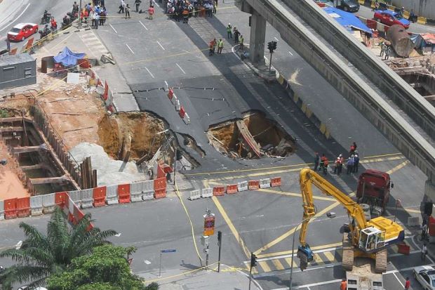 The Pudu hole. Is it a one way. Image from thestar.com.my