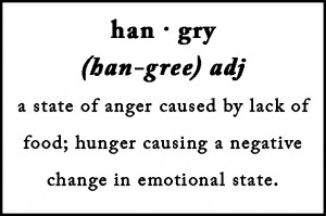 Hangry definition