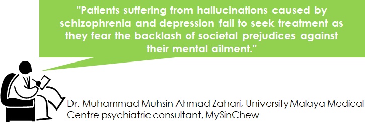 Dr Muhammad Muhsin Ahmad Zahari, UM Medical Centre psychiatric consultant, MySinChew