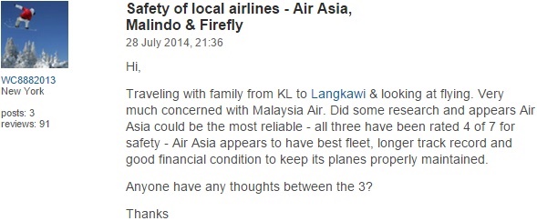 Comment from WC8882013, US on TripAdvisor.