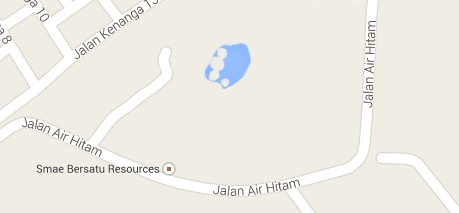 Jalan Air Hitam, Dengkil, Selangor. Screen cap from Google Maps.