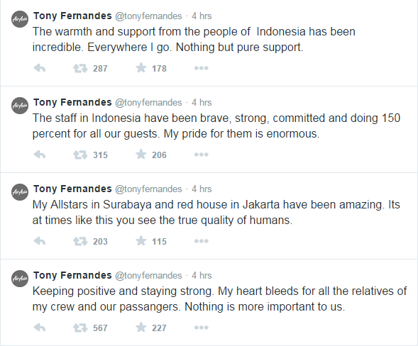 Tony Fernandes empathic social media