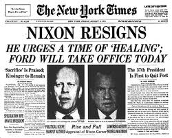 nixon resigns