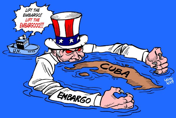 Cuba embargo. Image from Infosurgents.