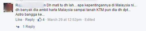 Astro awani's facebook post 3