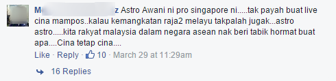 Astro awani's facebook post 5