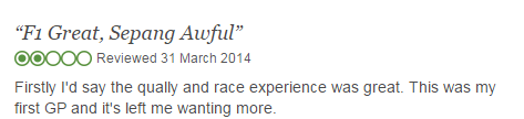 f1 great, sepang awful Sepang International Circuit Sepang Traveller Reviews TripAdvisor