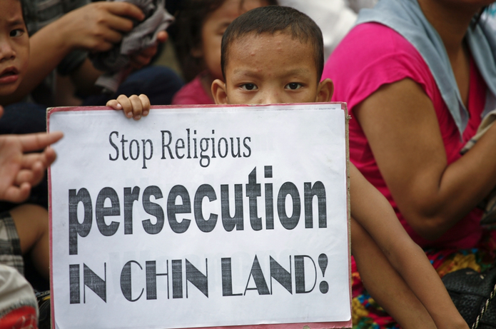 Chins, who are predominantly Christians, also suffer a great deal of persecution in Myanmar. Photo from ecumenicalnews.com