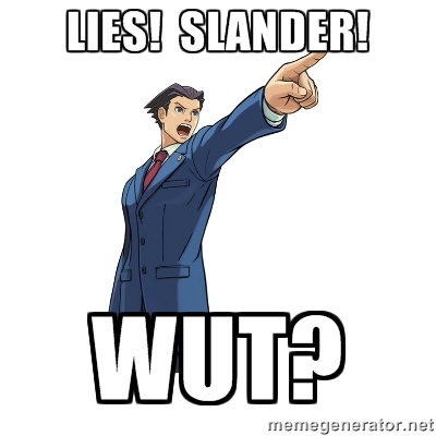 Slander Lies memegenerator