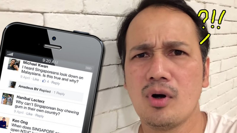 12 questions by Msians about Singapore answered by Gurmit Singh!