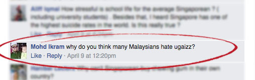 malaysians hate ugaiz