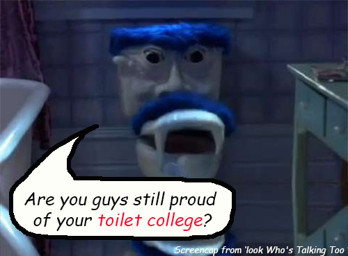 toilet college