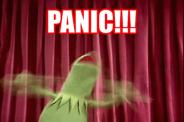 kermit frog panic