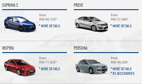 Proton offered too many models for the C-seg passenger car market. Pic Source: Proton