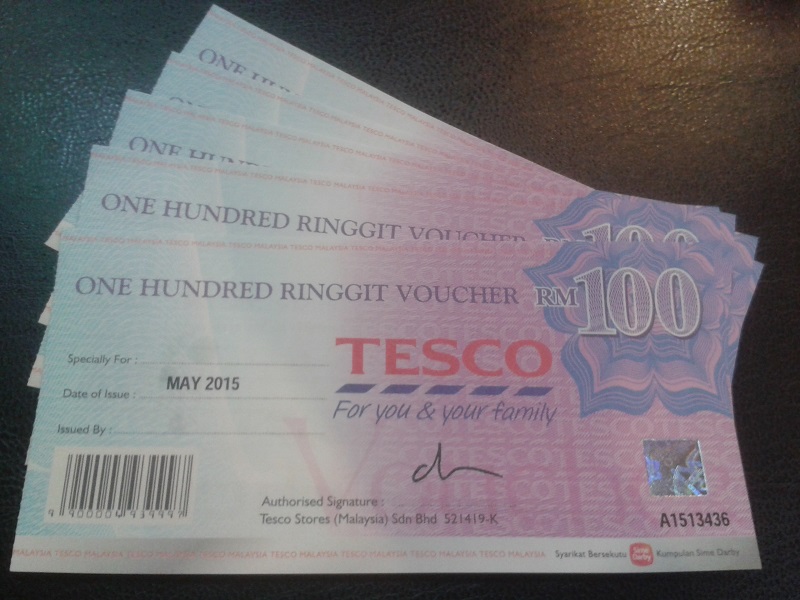 WOOHOO RM100 vouchers! Time to retire!