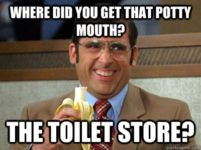 toilet store potty mouth meme