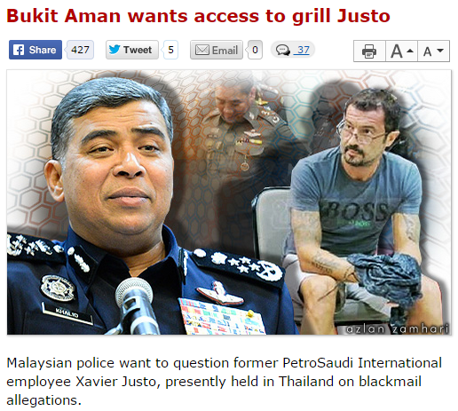 Bukit Aman wants access to grill Justo Malaysiakini