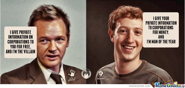 julian assange vs mark zuckerberg