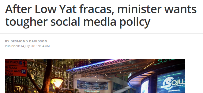 minister call tougher social media policy Screenshot from TMI