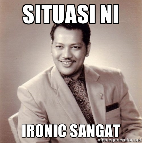 p ramlee ironic