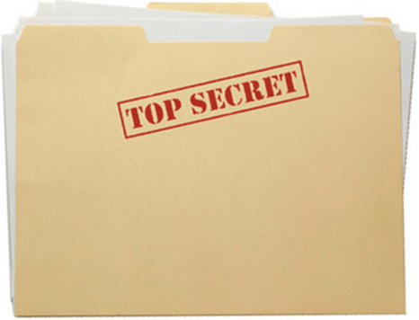 top secret file folder documents