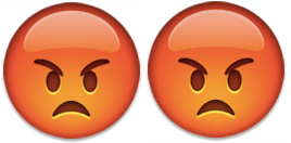 2 angry emoji