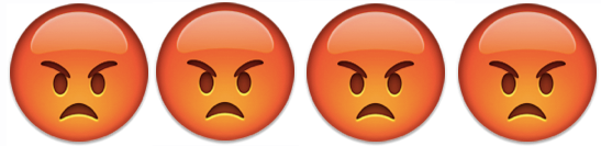 4 angry emoji