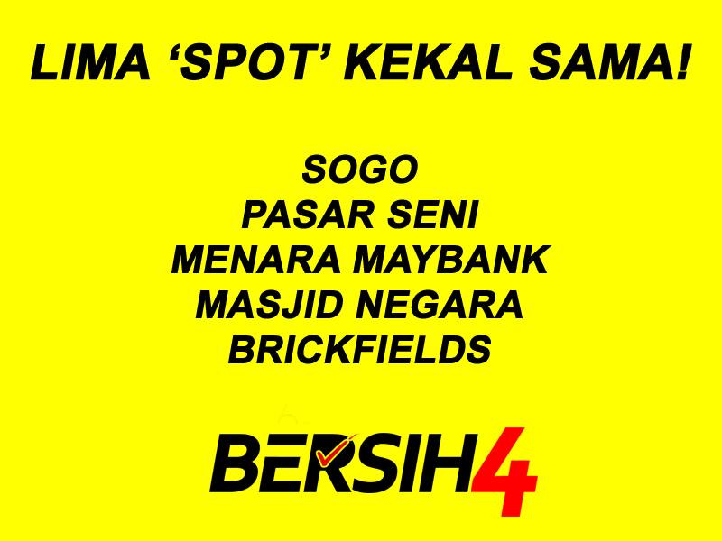 bersih 4 meeting points2
