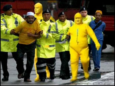 bersih protester digi yellow man arrest