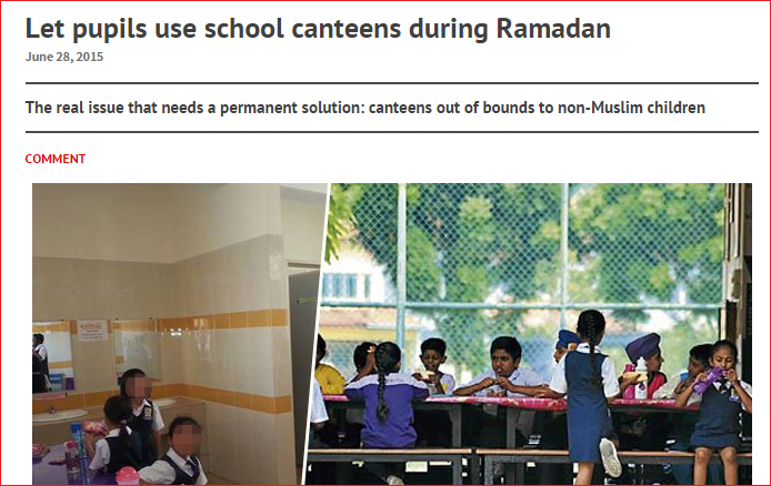 let pupils use school canteen during ramadan Free Malaysia Today