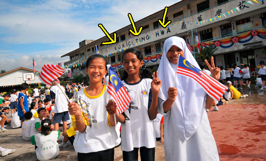 original photo chinese indian malay students Image from MCA