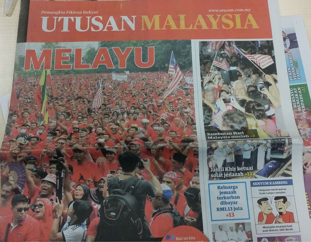 Headline capture from MalaysianChronicle