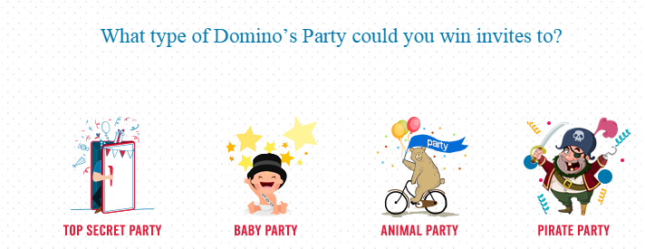 dominos secret party