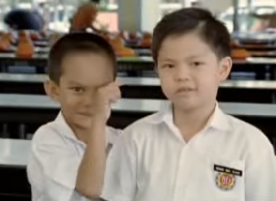 malay chinese primary school boys best friend dinosaur