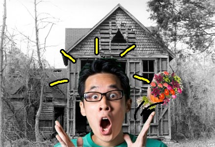 scared house flower neonrunner