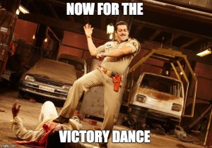 Salman Khan layin' the smackdown in Dabangg 2. Pic from www.indiaopines.com