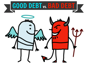 good bad debt Image from purchasingpower.com