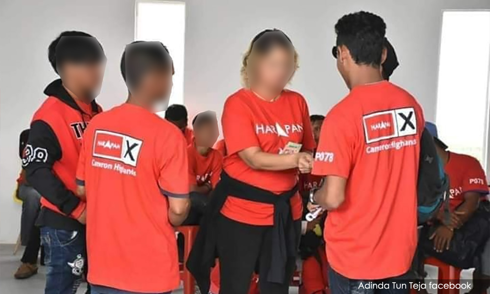 The photo that went viral over the weekend. Img from MalaysiaKini