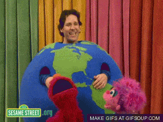 sesame street earth singing. Image from