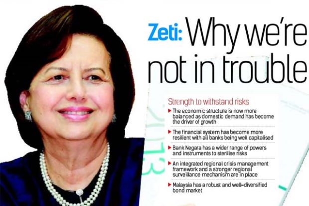 zeti why we're not in trouble