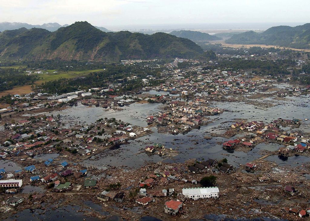 Aceh tsunami damage. Image from Wikipedia
