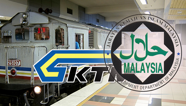 halal ktm train malaysia. Image from Free Malaysia Today