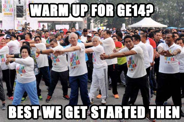 warm up ge14