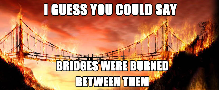 burned bridges mahathir