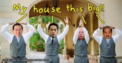 Are Msian politicians able to buy bungalows with their salaries?